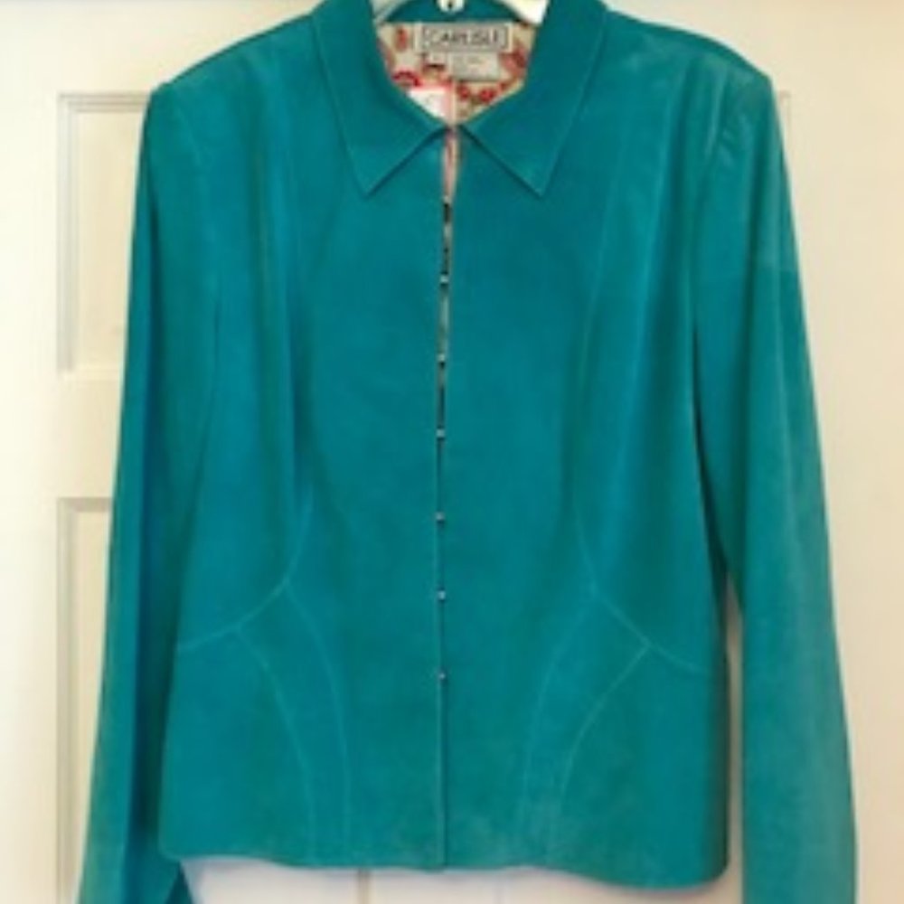 Turquois Suede Jacket